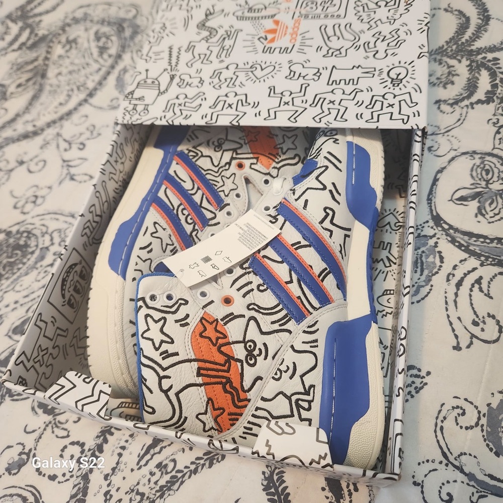 Adidas Rivalry Hi Keith Haring shoes